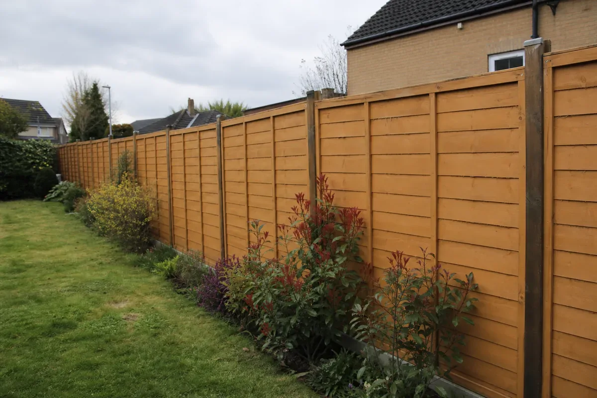 Garden fencing in Dodworth, Barnsley